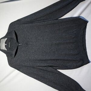 Franco Ziche quarter zip‎ wool and cashmere pullover size XL